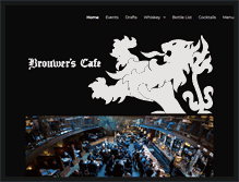 Tablet Screenshot of brouwerscafe.com